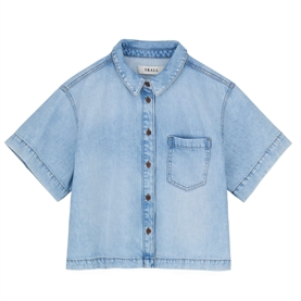 Skall Studio Augusta Skjorte, Worn Light Blue